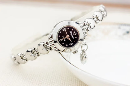 Montre Femme Quartz Rétro Chiffres Romains MOONBIFFY — Bracelet Acier Inox, Style Vintage Luxe, 11 Coloris