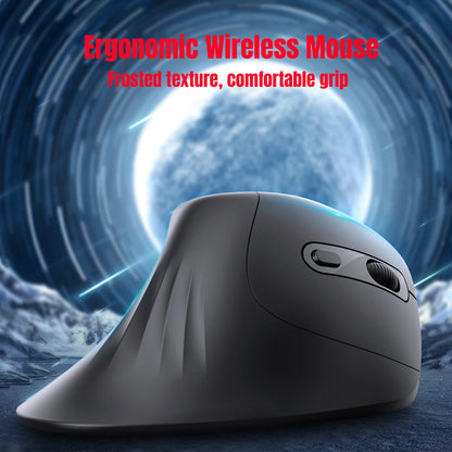 Souris Verticale Sans Fil T27 — Ergonomique, Silencieuse, 3200 DPI | TechNova X