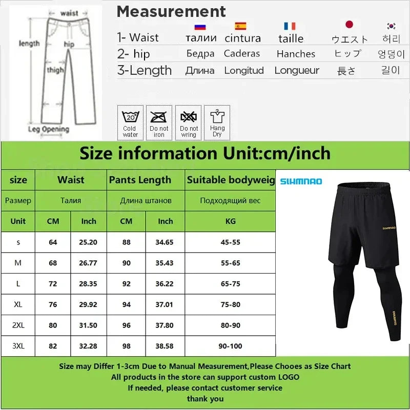 Men's Stretch Cycling Pants — Quick-Dry Running & Outdoor Tights | TechNova X