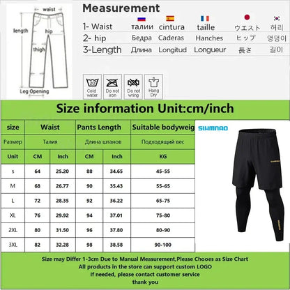 Men's Stretch Cycling Pants — Quick-Dry Running & Outdoor Tights | TechNova X