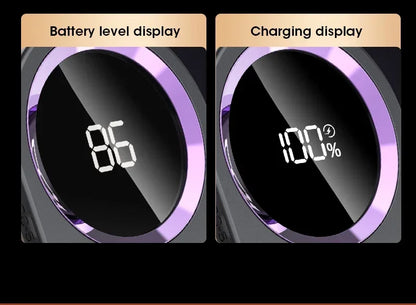 Rasoir Anti-Bouloches Électrique Rechargeable USB — 8000 tr/min, Lame 6 Feuilles & Affichage Numérique