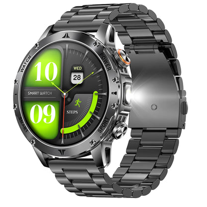 Militaire 1000mAh grande batterie montre intelligente numérique Bluetooth appel sport Smartwatch électronique montres pour homme Android 2026 nouveau