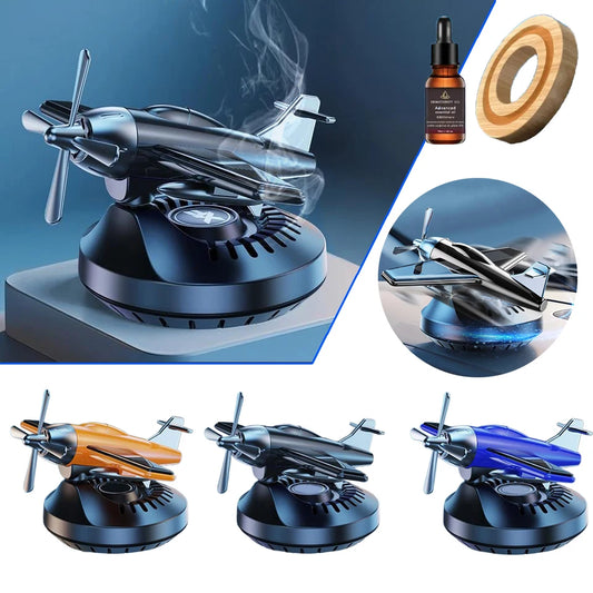 Nouveau désodorisant solaire pour voiture, hélicoptère, ornements de voiture, accessoires de décoration, hélice rotative, diffuseur de parfum aromatisant automatique