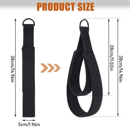 Pilates Double Loop Straps — D-Ring Reformer Straps for Yoga, Fitness & Home Gym | TechNova X