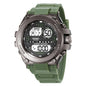 Montre Sport Digitale YIKAZE A69270 — Grand Cadran 56mm, LED, Chronomètre, Alarme, 3 ATM