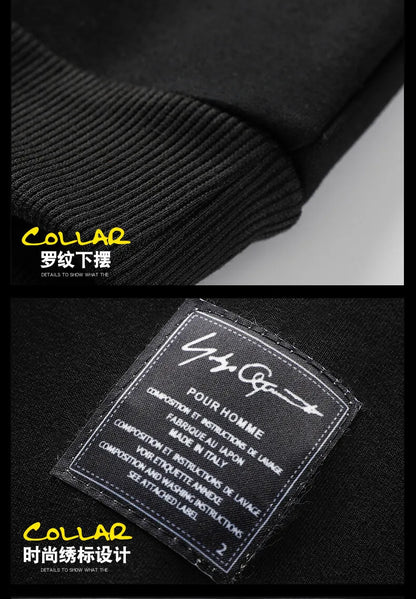 Sweat-shirt Col Rond Homme — Coupe Ample | Motif Patchwork | Sans Capuche | 4 Saisons | 3 Coloris | Asian M à 5XL