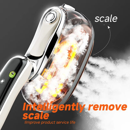 Fer à Vapeur Portable 2-en-1 IA — Défroisseur Intelligent Tactile, 6 Modes & Chauffe en 20s