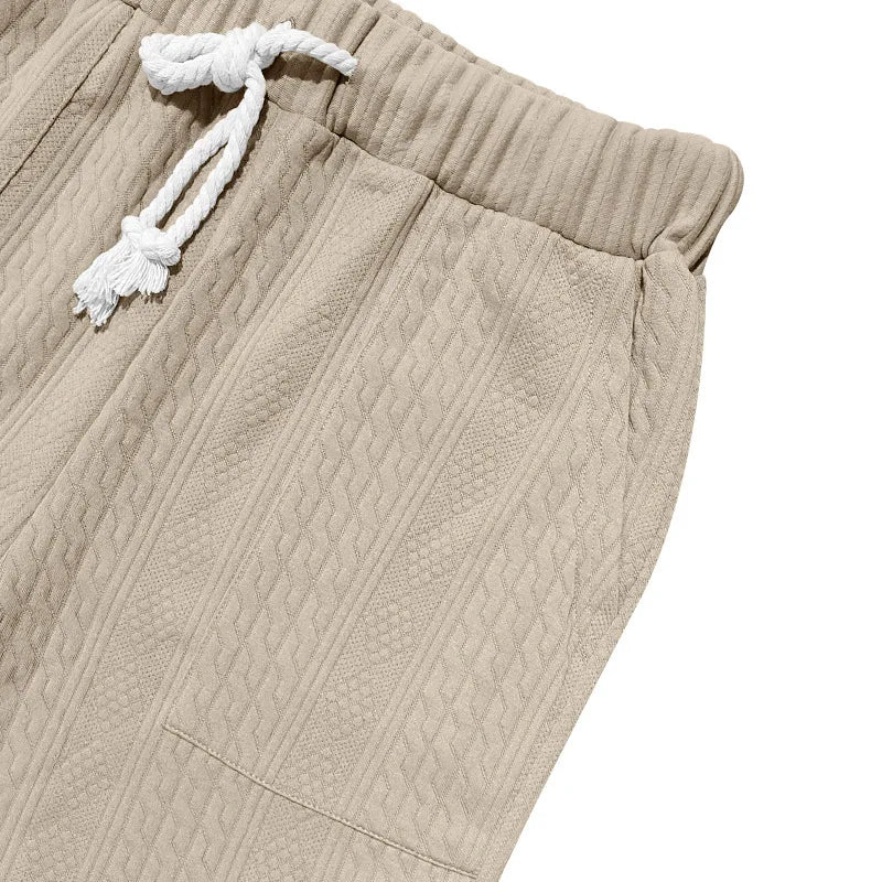 Pantalon de Jogging Homme Couleur Unie — Style Américain | Coupe Ample | Cordon de Serrage | Poches | 5 Coloris | S–XXXL