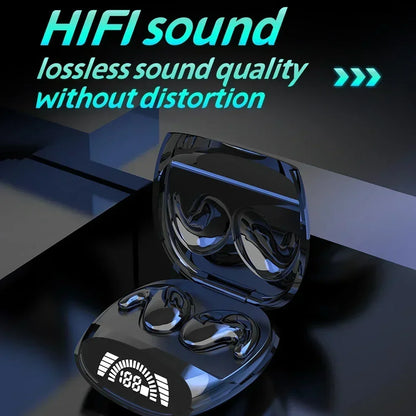 Premium TWS Bluetooth Wireless Sports Earphones Dual Ear Sleep In-Ear Md538 Mini Painless Call Noise Cancellation Slim Headset