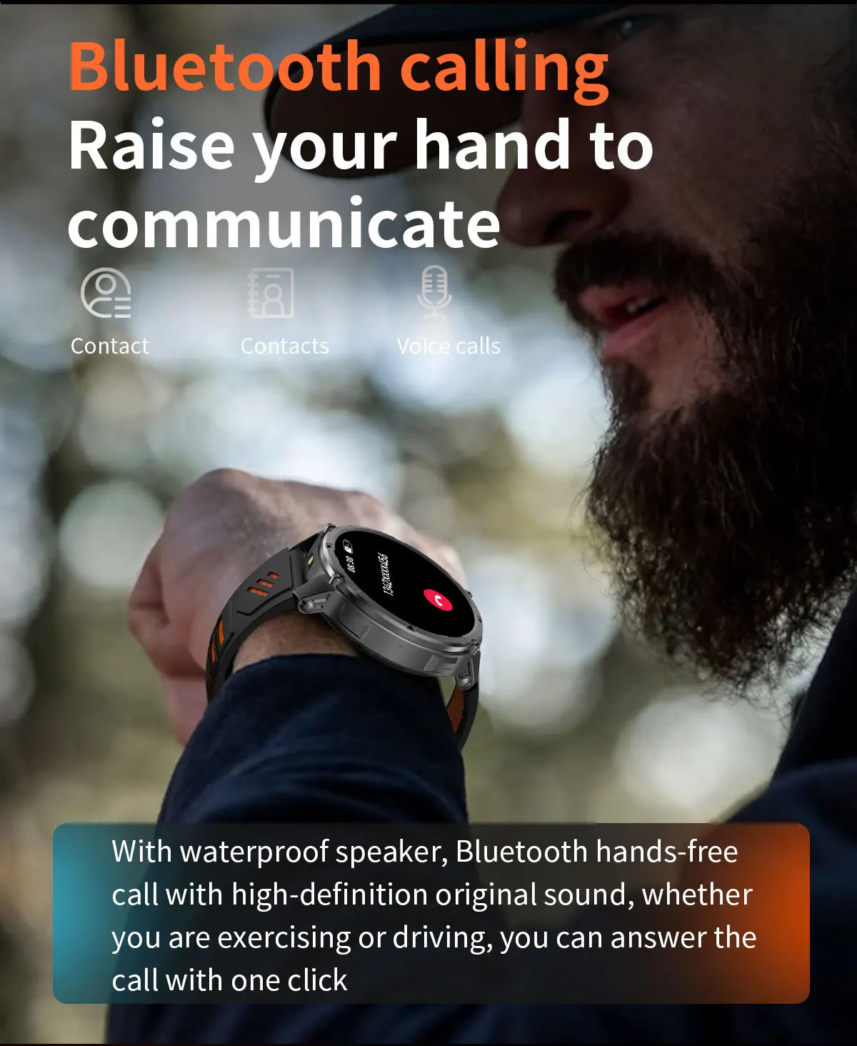 Smartwatch GPS GUHUAVMI T-Rex3 Pro 2026 — AMOLED 1,7", 1100mAh, 10 ATM, 100+ Sports, 15 Variantes