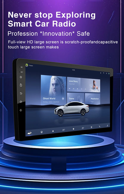 Autoradio Android 16 pour Volkswagen VW Polo MK4 6Q 9N 9N3 2004-2009 Lecteur multimédia Stéréo auto WiFi Navigation autoradio 4G