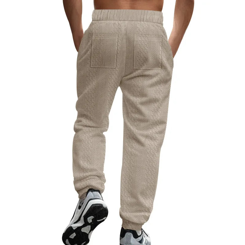 Pantalon Jogging Homme — Coupe Ample | Ceinture Élastique & Cordon | Poches | Casual | 5 Coloris | S à XXXL