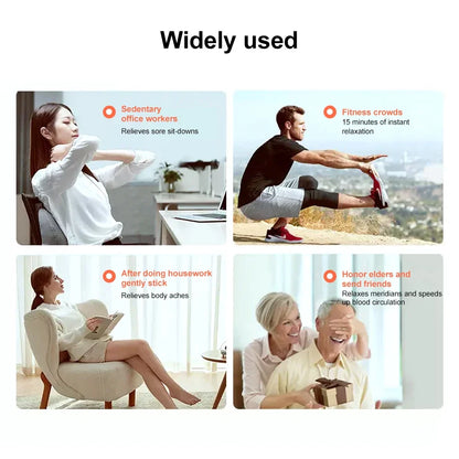 EMS Neck Massager, Mini Cervical Back Muscle Pain Relief Patch, Stimulator Mat, Portable Leg Body Healthcare Tool