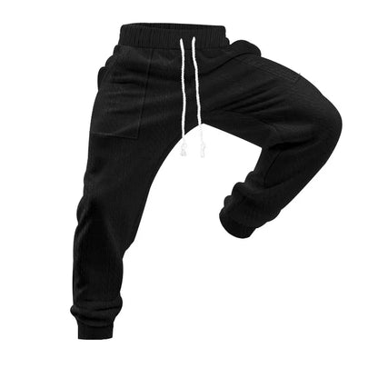 Pantalon de Jogging Homme Couleur Unie — Style Américain | Coupe Ample | Cordon de Serrage | Poches | 5 Coloris | S–XXXL