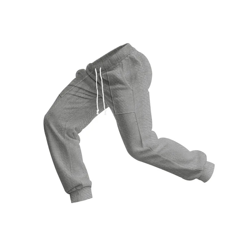 Pantalon Jogging Homme — Coupe Ample | Ceinture Élastique & Cordon | Poches | Casual | 5 Coloris | S à XXXL