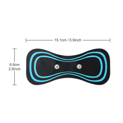 Portable EMS Electric Neck Massager, Neck Stretcher for Cervical Muscle Pain Relief and Shoulder Relaxation Massage Patch