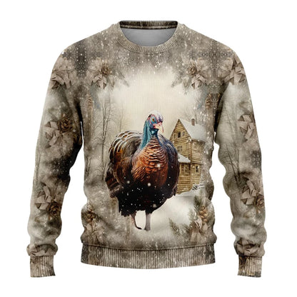 Sweat-shirt Unisexe Imprimé 3D — Style Harajuku & Y2K | Animaux de Ferme | Col Rond | Adulte & Enfant | 11 Coloris
