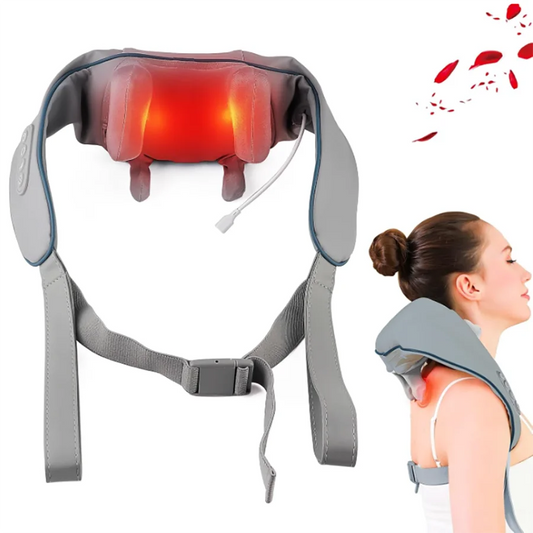 Masseur électrique pour le cou, masseur pour le cou, le dos, les épaules, les pieds et les jambes, masseur 3D pour tissus profonds, détente musculaire à domicile ou en déplacement