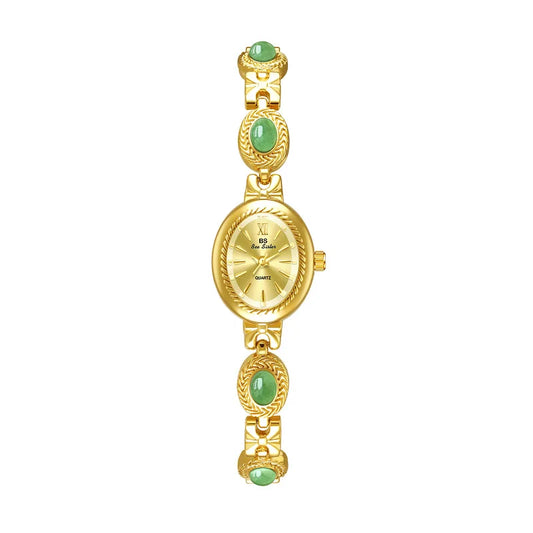 Montre Femme Quartz BS Bee Sister BS-FA1859 — Cadran Ovale 18×22mm, Bracelet Alliage, 3 ATM, 3 Coloris
