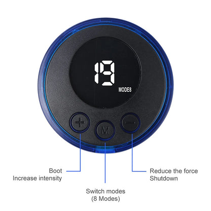 EMS Electric Neck Massager, Muscle Stimulation Instrument, back, neck and calf patches, joint pain, low-frequency massager