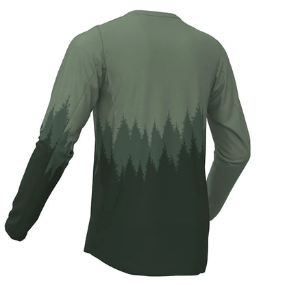 Men's Long Sleeve Cycling Jersey — MTB Downhill Shirt | TechNova X