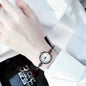 Montre Bracelet Jonc Femme Quartz YIKAZE — Acier Inoxydable, Style Rétro Luxe, 14 Coloris