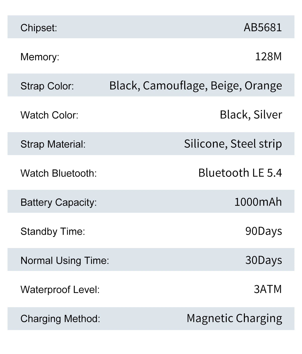 Montre Connectée Sport MT62 — Écran 2,01", Étanche 3 ATM, Batterie 1000 mAh, Bluetooth 5.3, 4 Coloris | TechNova X