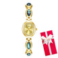 Montre Quartz Femme Bracelet Élégant — Boîtier Ovale 24 mm, Acier Inoxydable, Verre Hardlex, 3 ATM, 16 Coloris | TechNova X