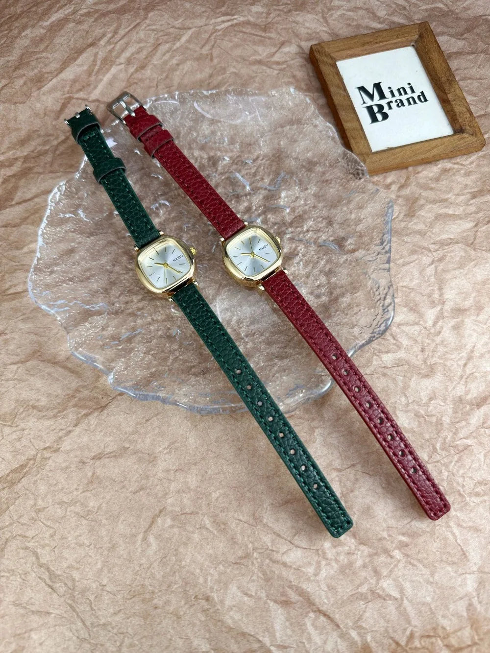 Montre Femme Quartz Petit Cadran zkceenier SN250233 — Bracelet Cuir, Style Mode Étudiant, 6 Coloris