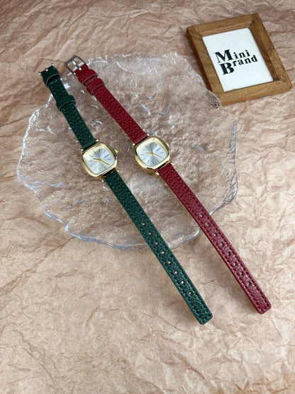 Montre Femme Quartz Petit Cadran zkceenier SN250233 — Bracelet Cuir, Style Mode Étudiant, 6 Coloris