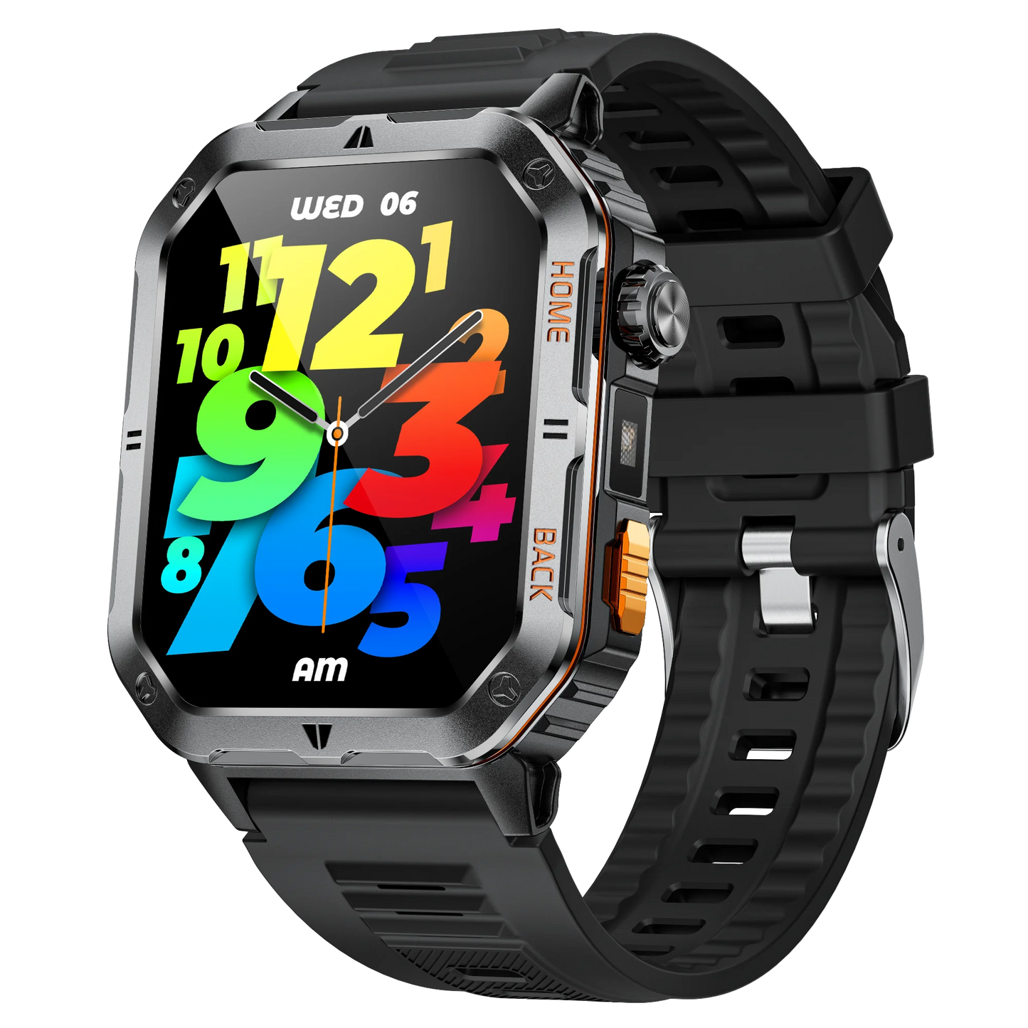 Montre Connectée Sport MT62 — Écran 2,01", Étanche 3 ATM, Batterie 1000 mAh, Bluetooth 5.3, 4 Coloris | TechNova X
