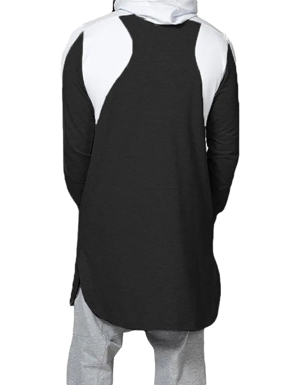 Sweat Zippé Homme Col Rond — Coupe Large, Manches Longues | Printemps-Automne