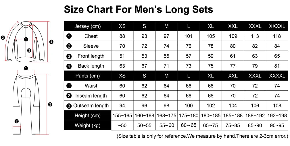 Men's Long Sleeve Cycling Jersey — Breathable Road & MTB Shirt | TechNova X
