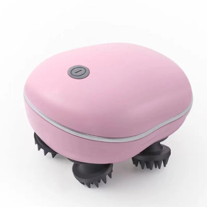 Electric Head Massager Muscle Scalp Relax Kneading Rechargeable Scalp Massager Vibration Head Massage Machine Gift