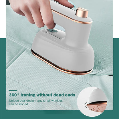 Mini Fer à Vapeur Portable 33W — Sec & Humide, Semelle Céramique, Chauffe 30s & 360g
