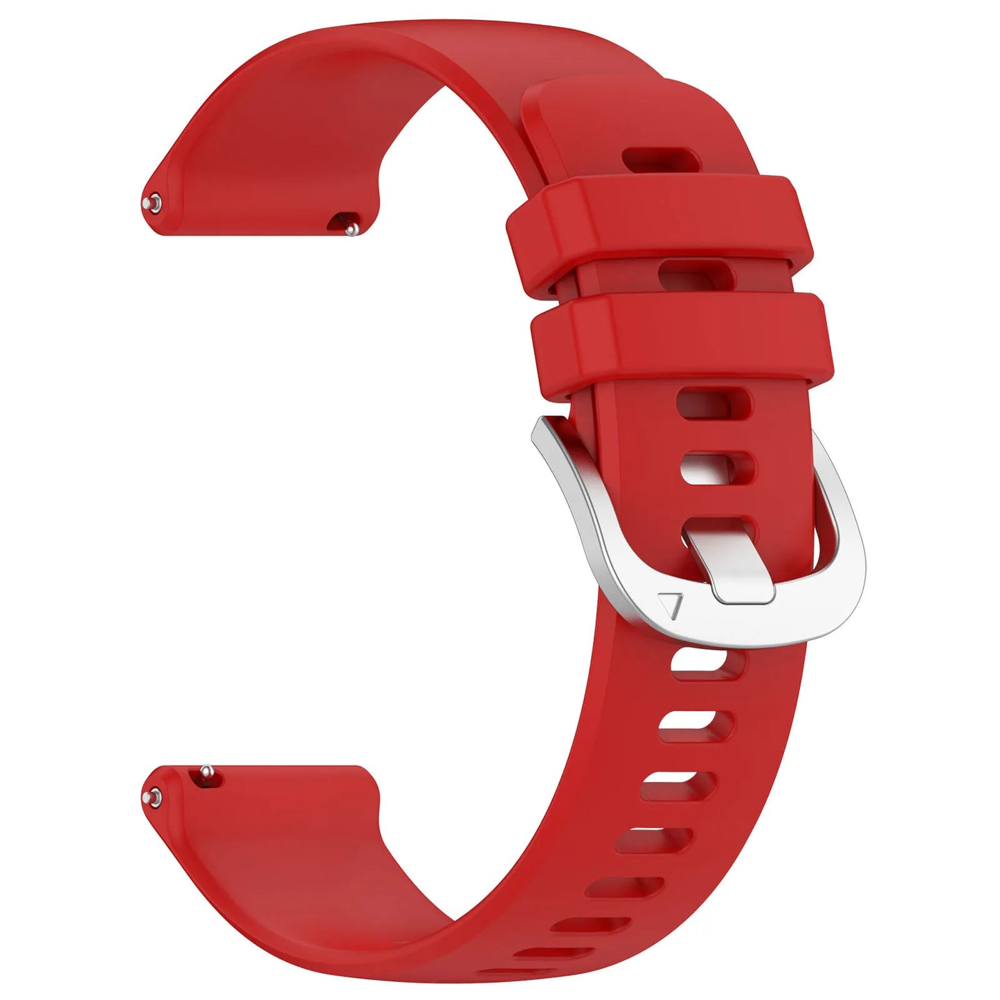 Bracelet Silicone Universel 18mm 20mm 22mm — Samsung Galaxy Watch, Huawei GT, Amazfit, Xiaomi
