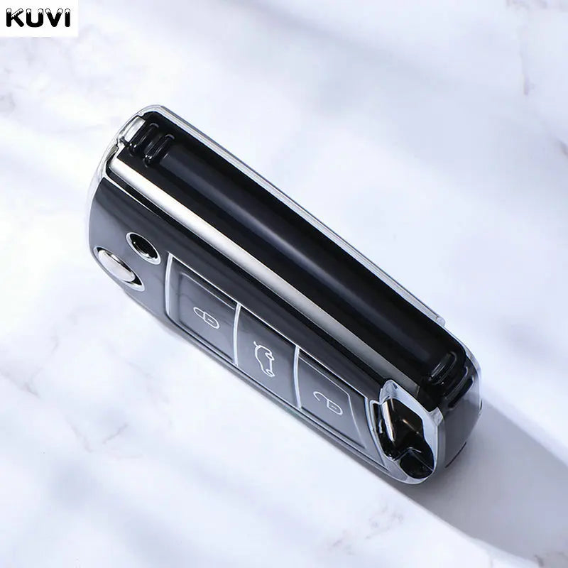 Juste de clé de voiture en TPU, porte-clés pour VW Volkswagen Golf 7, MK7, Tiguan MK2, RosemAteca, Valentine FR 2, Ibiza, Skoda Octavia, 3, 4 boutons