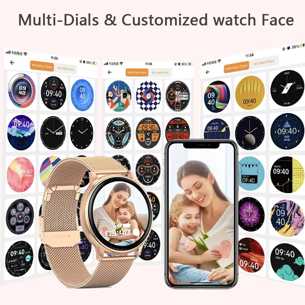 MEVADEN-Montre intelligente d'appel Bluetooth pour hommes et femmes, montres à cadran personnalisé, tracker de fitness sportif, fréquence cardiaque, Android IOS, Y22