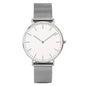 Montre Quartz Fashion TINUORA — Bracelet Acier Inox, Cadran 38mm, Style Luxe Casual, 17 Coloris