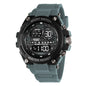 Montre Sport Digitale YIKAZE A69270 — Grand Cadran 56mm, LED, Chronomètre, Alarme, 3 ATM