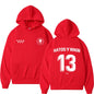 Rappeur NATOS WAOR 13 sweats hommes femmes mode Hip-hop pull automne hiver ample décontracté gothique Punk survêtement Streetwear