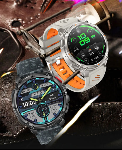Smartwatch GPS GUHUAVMI T-Rex3 Pro 2026 — AMOLED 1,7", Batterie 1100mAh, 10 ATM, 100+ Modes Sport