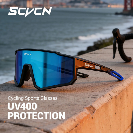 SCVCN vélo cyclisme lunettes mode sport lunettes de soleil vélo accessoires Golf Camping Wen femmes UV400 équipement de conduite en plein air