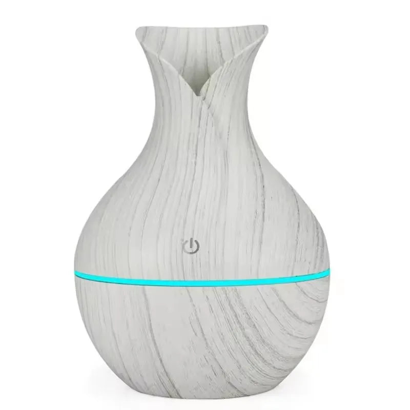 Humidificateur Diffuseur USB 200ml — Brume Fine, Huiles Essentielles & Veilleuse LED