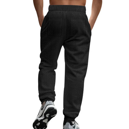 Pantalon de Jogging Homme Couleur Unie — Style Américain | Coupe Ample | Cordon de Serrage | Poches | 5 Coloris | S–XXXL