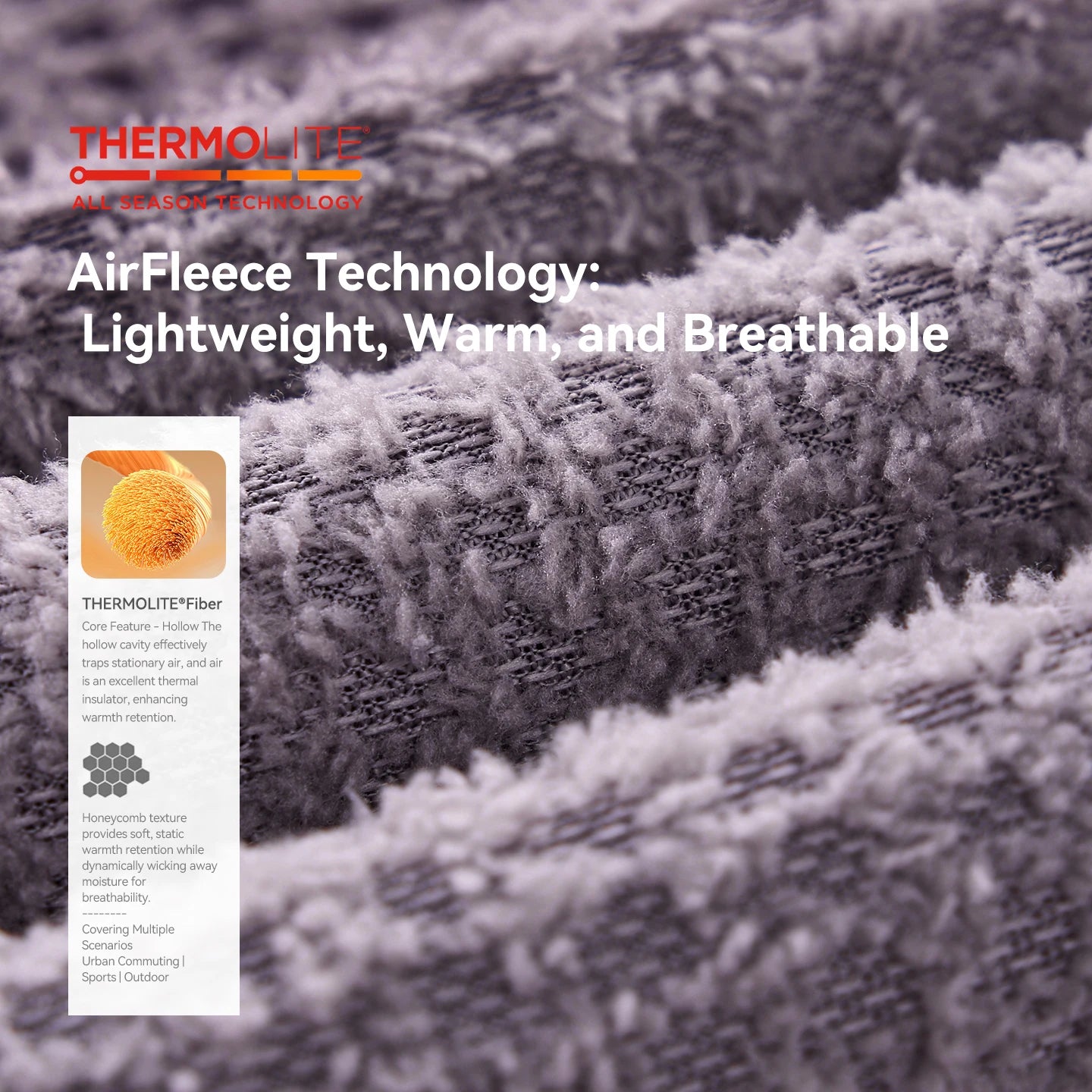 Sweat à Capuche Thermolite® Unisexe — Léger & Chaud | Épaissi | Couleur Unie | Automne Hiver | 6 Coloris | S à XL