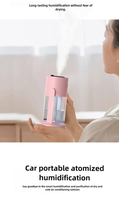 Humidificateur Projection Ciel Étoilé 280ml — LED Multimode, 2 Modes de Brume & USB 5V