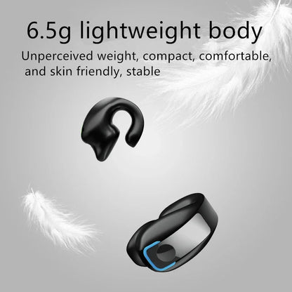 Écouteurs sans fil Bluetooth à conduction osseuse de haute qualité TWS, avec micro, pour le sport et réduction du bruit
