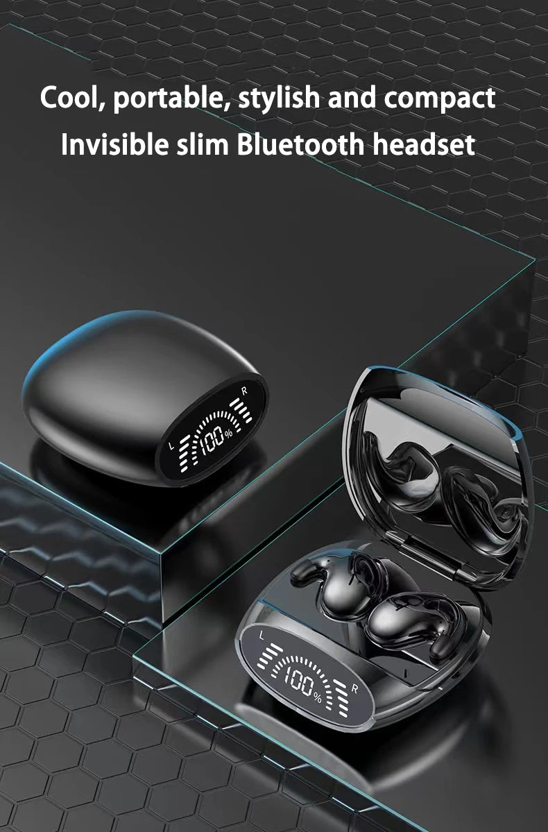 Ultra-Thin Bluetooth 5.3 Sleep Headphones — Invisible, IPX7 Waterproof | TechNova X