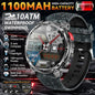 Smartwatch GPS GUHUAVMI T-Rex3 Pro 2026 — AMOLED 1,7", Batterie 1100mAh, 10 ATM, 100+ Modes Sport